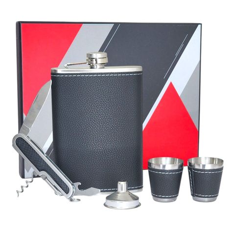 Set Petaca Licores 9oz (270ml) 4 Accesorios 16584-6