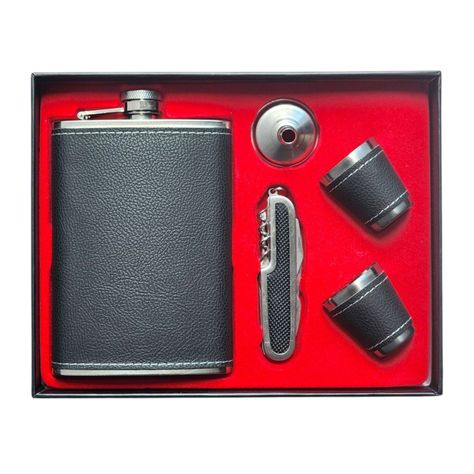 Set Petaca Licores 9oz (270ml) 4 Accesorios 16584-7