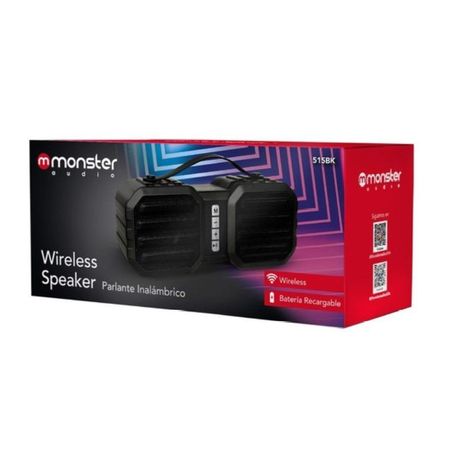 Parlante Inalámbrico Monster Audio 515BK-2