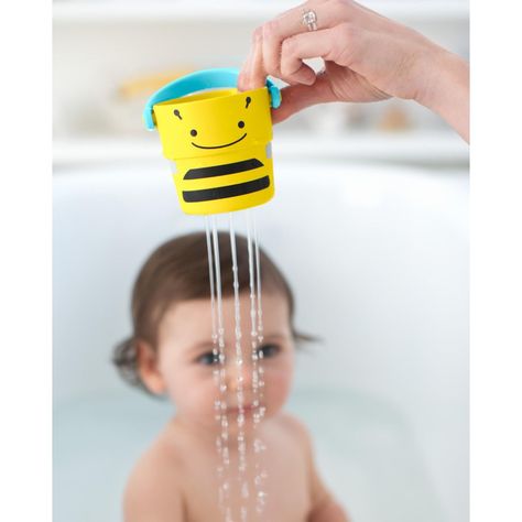 Juguete Agua Baldes Cubetas Zoo Skip Hop Para Apilar-2