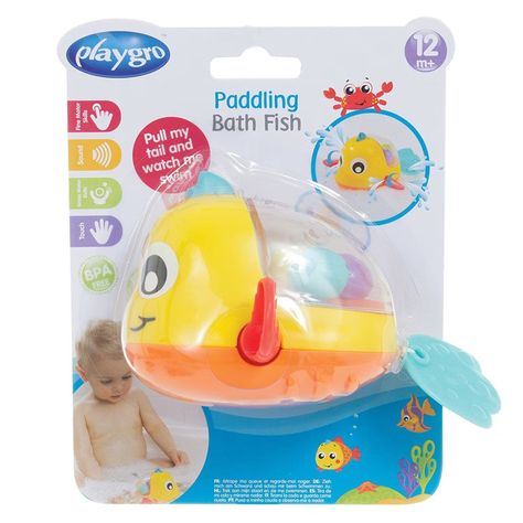 Juguete Pez Para El Baño a Cuerda Playgro-3