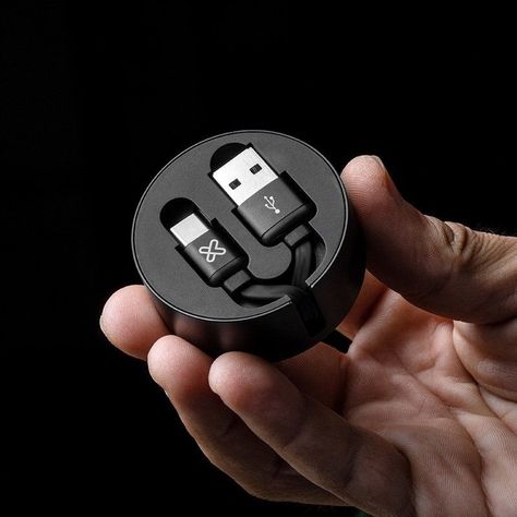 Cable Retráctil Usb Tipo-C KlipXtreme-3