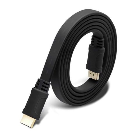 Cable Hdmi Plano Flat 3 Mts Philco 4K-0