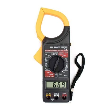 Multitester Fujitel Amperimetro Digital Tenaza-0
