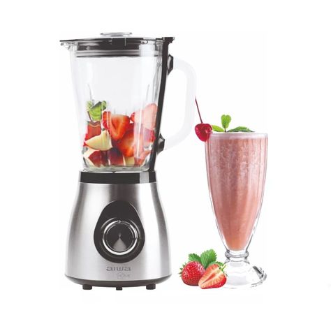 Licuadora Aiwa Acero Inoxidable 1.5l Gris -1