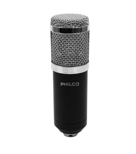 Microfono Condensador Streaming Philco -4