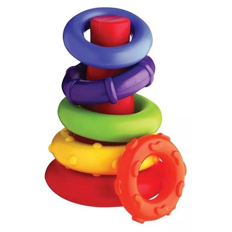 Argollas De Encaje Torre de Apilar y Ordenar Playgro-0