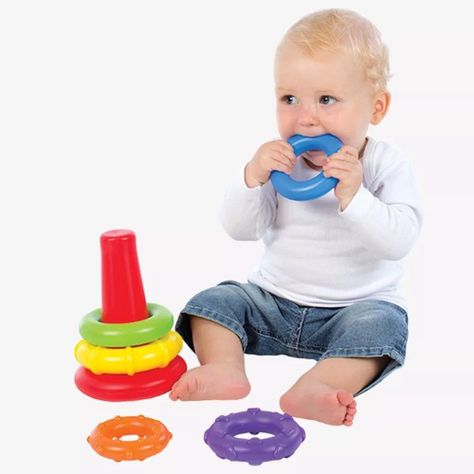 Argollas De Encaje Torre de Apilar y Ordenar Playgro-3