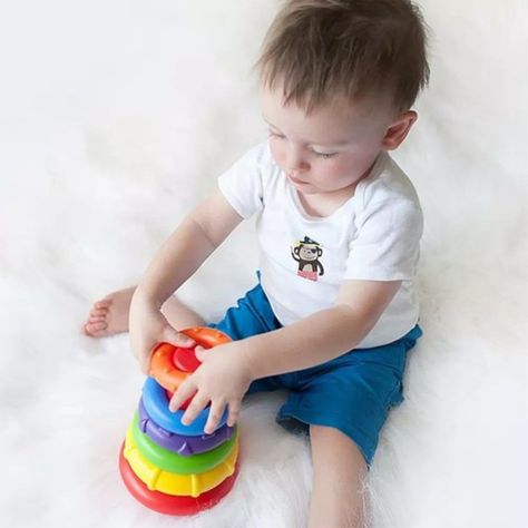 Argollas De Encaje Torre de Apilar y Ordenar Playgro-4