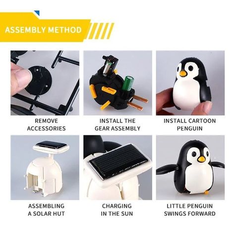 Juguete científico Solar Vida de Pingüino-2