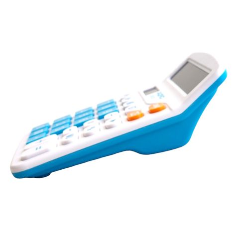 Calculadora Electrónica Pacific 12 dig PAC01122LB Celeste-1