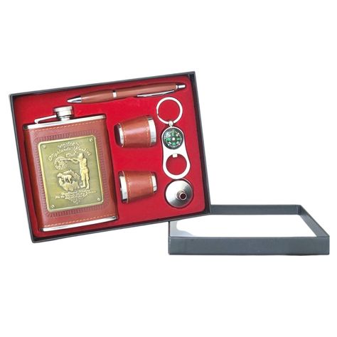 Set Petaca Licores 8oz (240ml) 5 Accesorios 16585-1