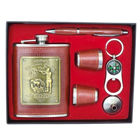 Set Petaca Licores 8oz (240ml) 5 Accesorios 16585-6