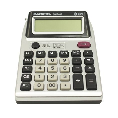 Calculadora Doble Pantalla Detector Billetes PAC01003 Pacific-0