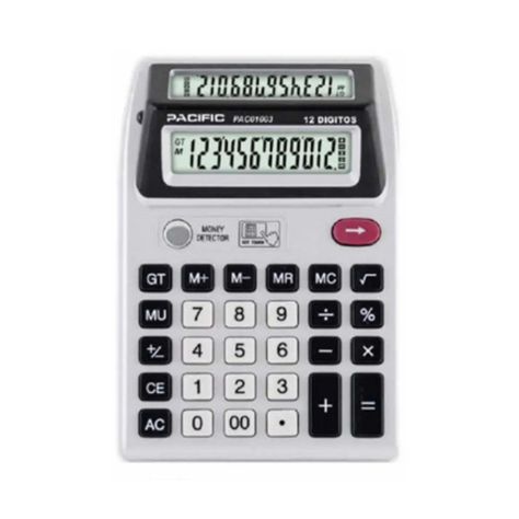 Calculadora Doble Pantalla Detector Billetes PAC01003 Pacific-1