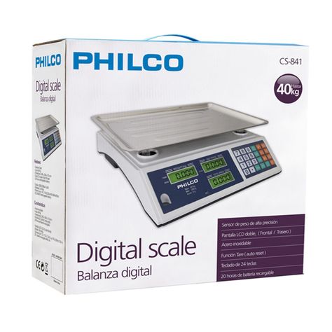 Balanza Digital 40 Kg Philco SC841-3