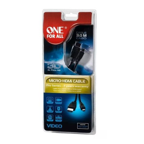 Cable HDMI a Micro HDMI 3mt One For All-0