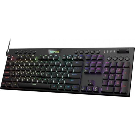 Redragon Teclado mecánico K619 Horus RGB con cable-0