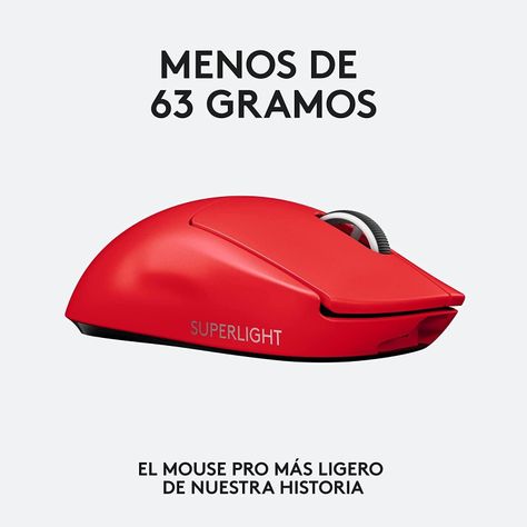 LOGITECH PRO X SUPERLIGHT ROJO-2