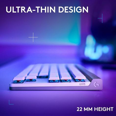 Logitech G 515 Lightspeed TKL - Teclado inalámbrico blanco-2