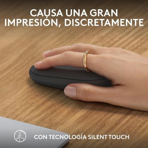 Mouse Pebble 2 M350s Negro, Bluetooth-2