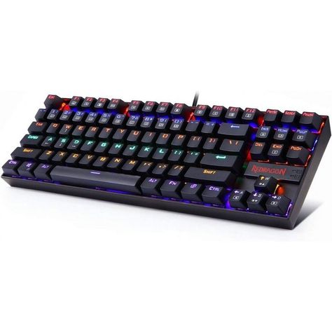 Teclado Kumara K552 RGB LED Rainbow retroiluminado RED SWITCH-0