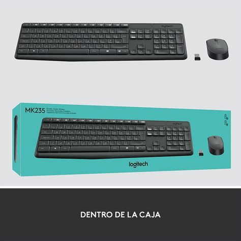 Logitech MK235 Teclado y Mouse Inalámbricos-3