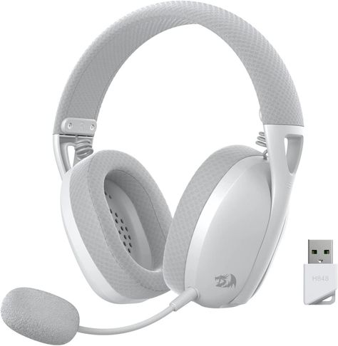 Redragon H848 GRIS Bluetooth, microfono desmontable-0