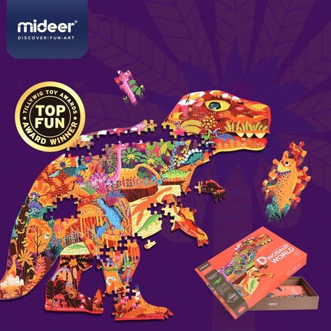 Puzzle El Mundo de los Dinosaurios-1