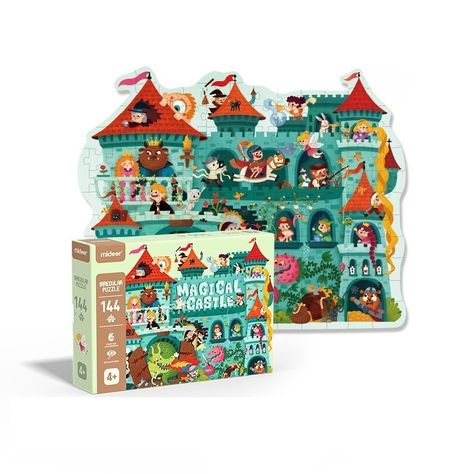 Puzzle Irregular Castillo Mágico - 144 Piezas-0