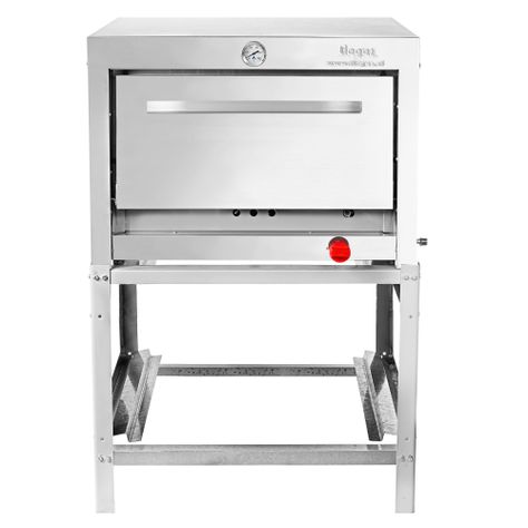 Horno Ticgas 1 Cámara Inox. Semi Industrial. 58x65 gas natural-0