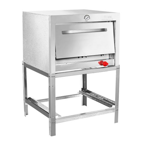 Horno Ticgas 1 Cámara Inox. Semi Industrial. 58x65 gas natural-1