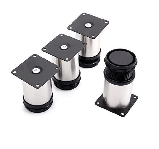 Patas Cortas Metálicas 100x50Mm Pack 4U-0
