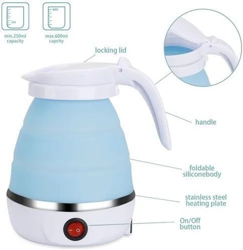 Hervidor Eléctrico Plegable 600 Ml-1