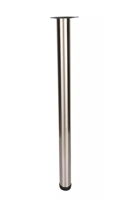 Patas Metálicas Cromadas 710x60 Mm Pack 4U-0