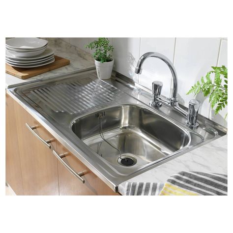 Acero Lavaplatos Sobreponer 100cm Kit Sif/Des LD-3