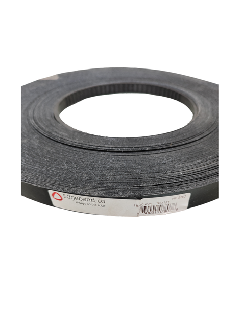 Tapacanto Encolado 18mm Negro Caja 10 Rollos-1