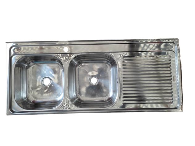Acero Lavaplatos Sobreponer 120cm Kit Sif/Des LD-0