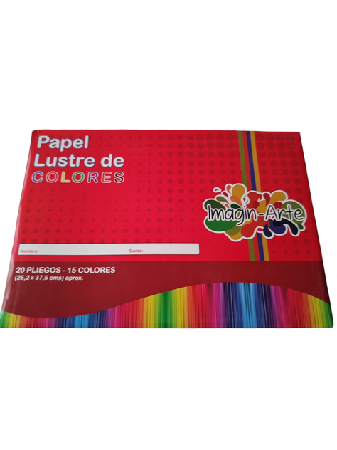 Sobre Papel Lustre 20 Pliegos 26x37 Cm-0