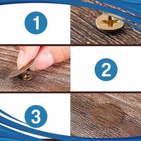 Tapa Cubre Tornillo Adhesiva 12 Mm Set 500 Unidades-3