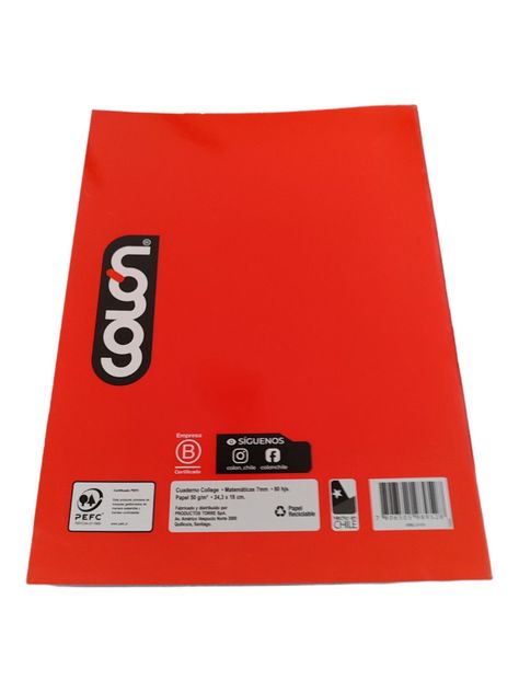 Cuaderno College 7mm 80 Hjs. Colon Unidad-1