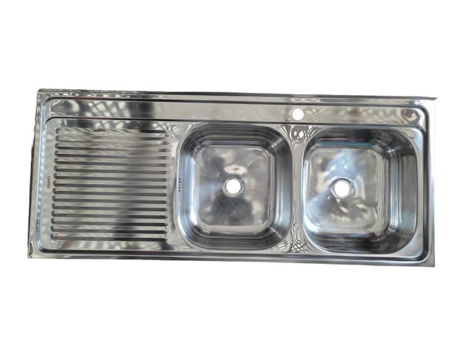 Acero Lavaplatos Sobreponer 120cm Kit Sif/Des LI-0
