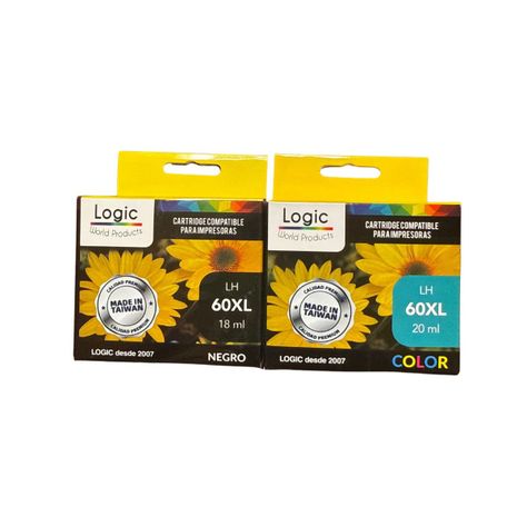 Pack Tintas Compatible para 60XL Negro/Tricolor-0