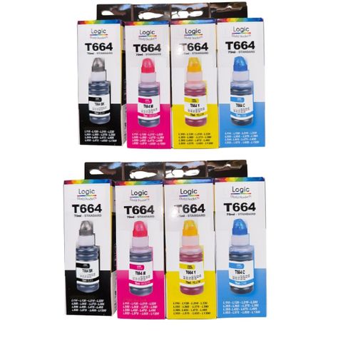Pack X2 Tintas compatibles para T664 Modelos L-120 L-380-0