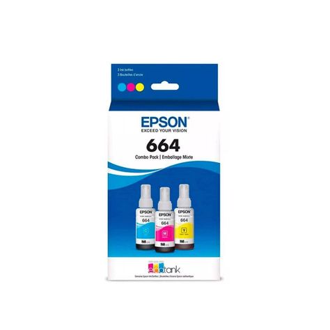 Pack 3 Tintas Epson 664 M/C/Y Original-1