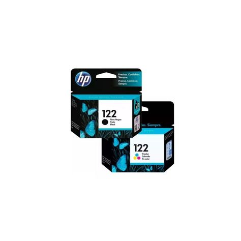 Pack Cartuchos hp 122 Original Negro / Tricolor-0
