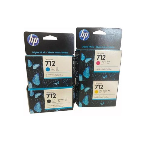 Pack Cartuchos hp 712 Original N/M/C/Y-1