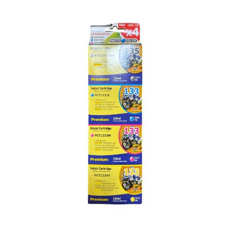 Pack Tintas Compatible para T135/T133 TX-125/TX-135-0