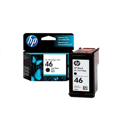 Cartucho hp 46 Negro Original 2529/4729/5738/5739-1