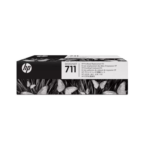 Pack Cabezal + 4 Tintas Hp 711 Originales-0